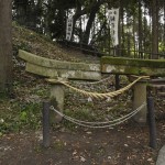 牛根麓稲荷神社の埋没鳥居